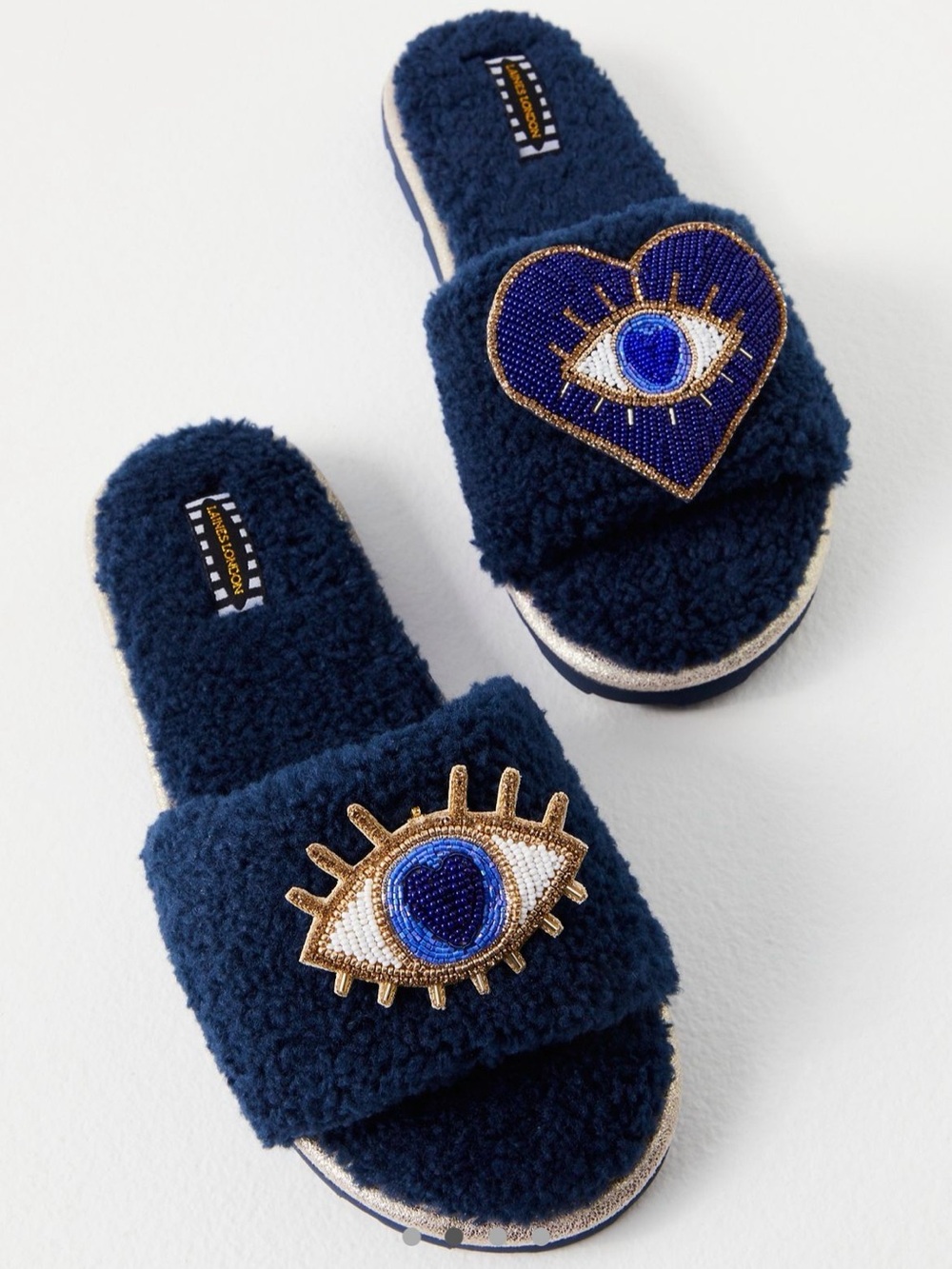 Free People Hand Beaded Graphic Brooches